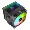 Oro aušintuvas Sharkoon A60 RGB 12 cm 500-1800 RPM Juodas