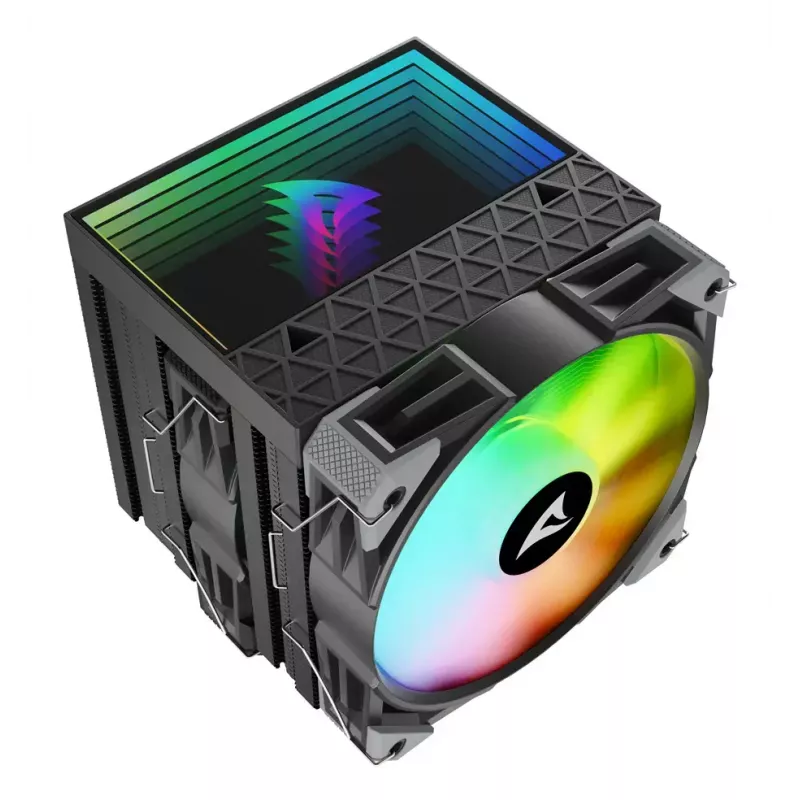 Oro aušintuvas Sharkoon A60 RGB 12 cm 500-1800 RPM Juodas