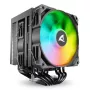Oro aušintuvas Sharkoon A60 RGB 12 cm 500-1800 RPM Juodas