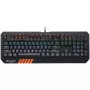 Mechaninė žaidimų klaviatūra CANYON Hazard GK-6 RGB laidinė juoda US/RU išdėstymas