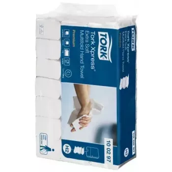 Popieriniai rankšluosčiai Tork 100297 balti