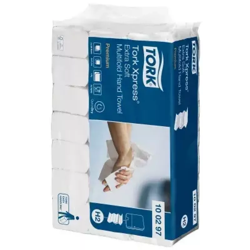Popieriniai rankšluosčiai Tork 100297 balti