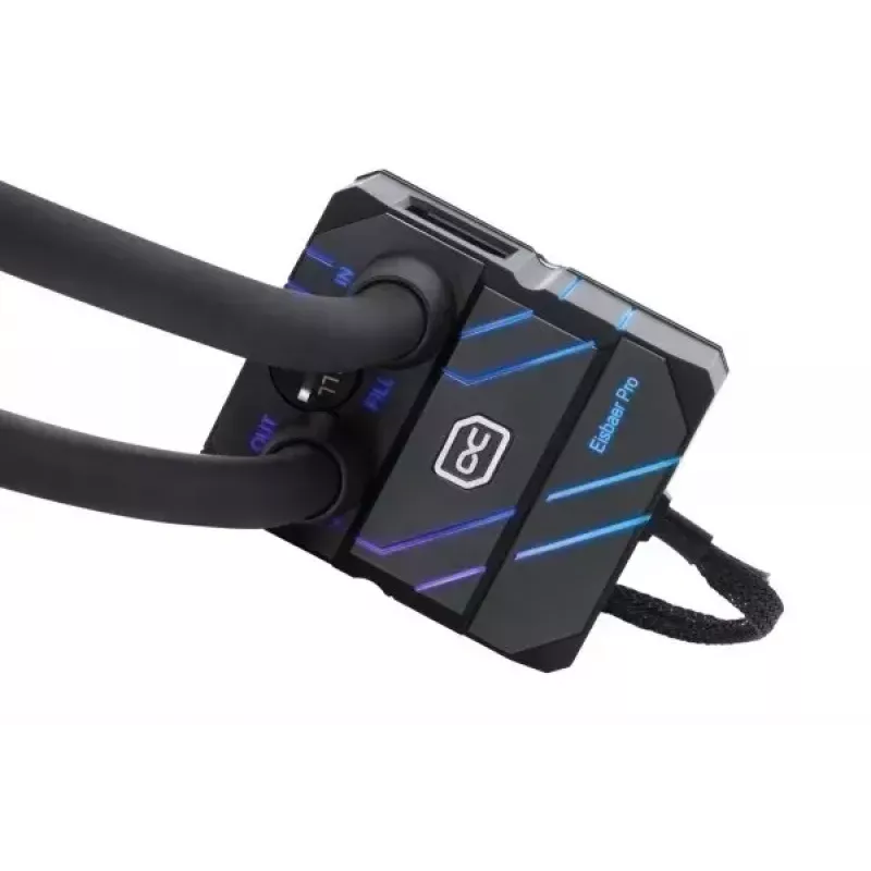 Skysčio aušinimo rinkinys Alphacool Pro Aurora 420 CPU AIO 14 cm Juoda Balta