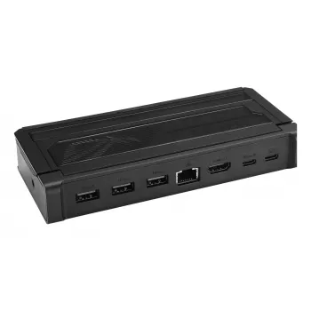 Dokavimo stotelė ASUS ROG Bulwark Dock 2025 DG300 USB Type-C, 1x RJ-45, 1x HDMI, juoda, 160×74×25,5 mm