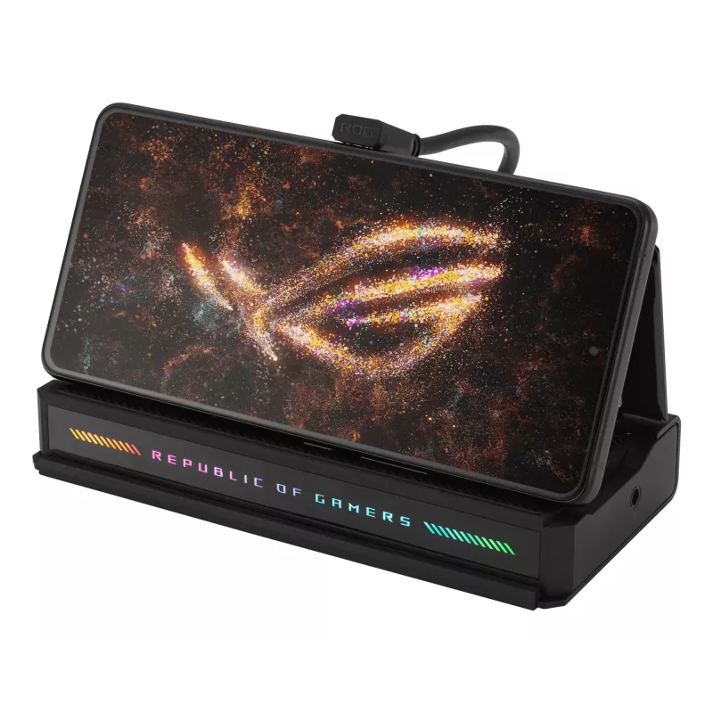 Dokavimo stotelė ASUS ROG Bulwark Dock 2025 DG300 USB Type-C, 1x RJ-45, 1x HDMI, juoda, 160×74×25,5 mm