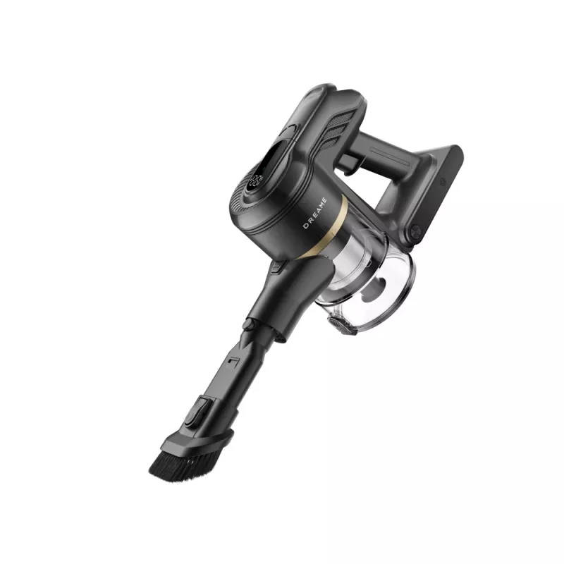 Dreame T30 Flex belaidis dulkių siurblys 2-in-1, sausas valymas, be maišelio, 0,5 l, 450 W, juodas, auksinis, 2,5 Ah