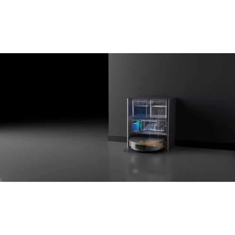 Robotinis dulkių siurblys Dreame Aqua10 Ultra Track Complete juodas