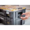 Įrankių dėžė STANLEY FMST82967-1, metalinis korpusas ir polikarbonatinis dangtis, 337×440×119 mm, juoda/skaidri/geltona