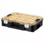 Įrankių dėžė STANLEY FMST82967-1, metalinis korpusas ir polikarbonatinis dangtis, 337×440×119 mm, juoda/skaidri/geltona