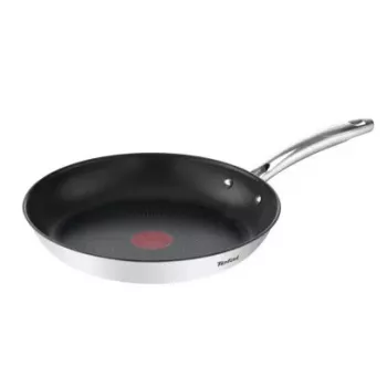 Universali keptuvė Tefal DUETTO+ G7320734 — 30 cm nerūdijantis plienas, be PFOA, juoda