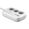 ColorWay CW-CHE34PDW kištukinis lizdas, 2x USB-C PD, 2x USB-A QC3.0, 2 m kabelis