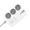 ColorWay CW-CHE34PDW kištukinis lizdas, 2x USB-C PD, 2x USB-A QC3.0, 2 m kabelis