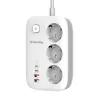 ColorWay CW-CHE34PDW kištukinis lizdas, 2x USB-C PD, 2x USB-A QC3.0, 2 m kabelis
