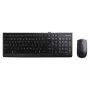 Laidinė klaviatūros ir pelės rinkinys Lenovo 300 — Pilno dydžio QWERTY JAV anglų, USB, juoda, 1,8 m laidas, pelė 1600 DPI