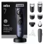 Braun BeardTrimmer 7 BT7540 barzdos kirpimo mašinėlė 0,5–20 mm, baterija, juoda mėlyna