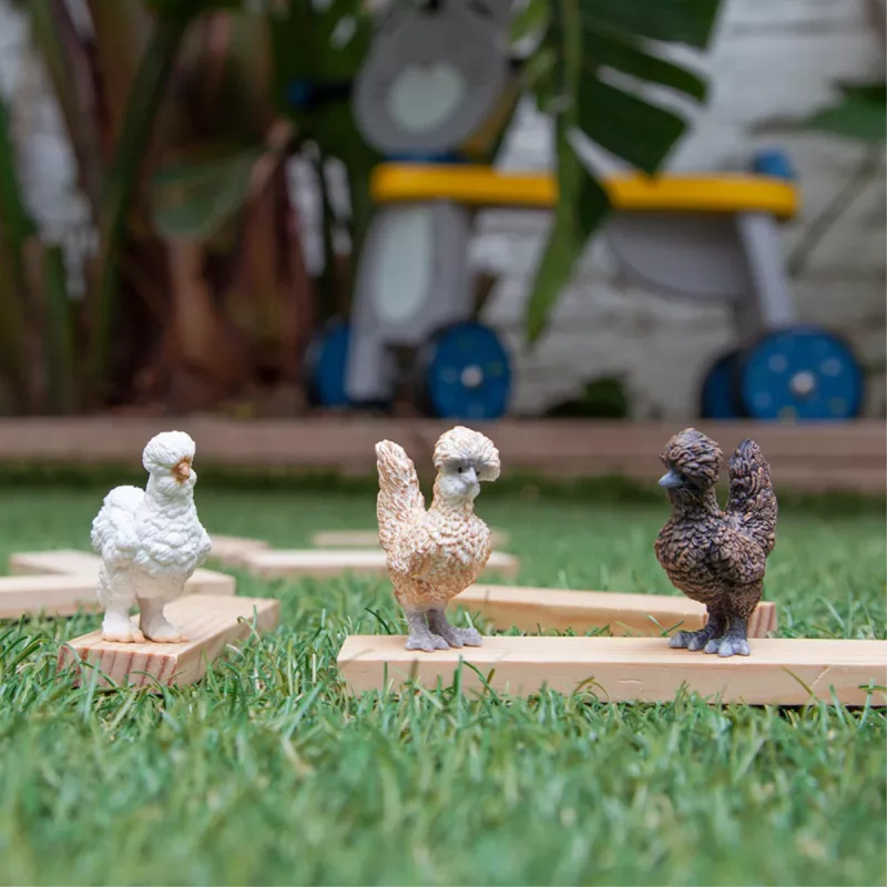 Žaislinės figūrėlės Schleich FARM WORLD Chicken Friends Vištų draugai Įvairiaspalvės 42574
