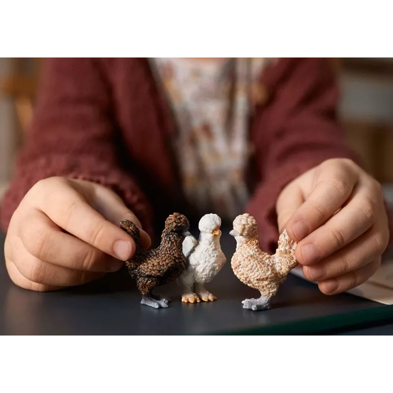 Žaislinės figūrėlės Schleich FARM WORLD Chicken Friends Vištų draugai Įvairiaspalvės 42574