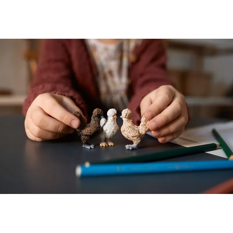Žaislinės figūrėlės Schleich FARM WORLD Chicken Friends Vištų draugai Įvairiaspalvės 42574