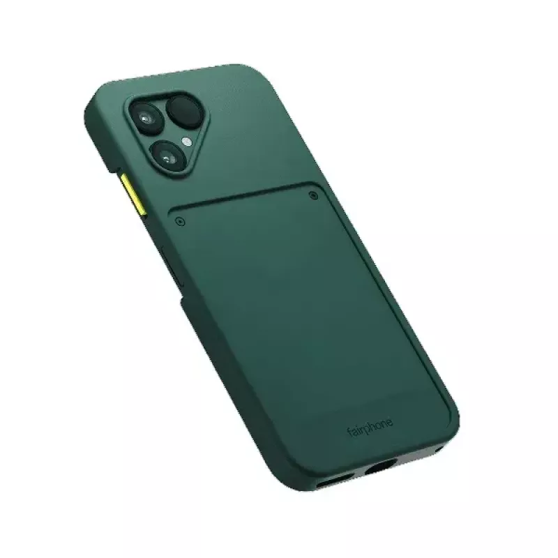Dėklas Fairphone Case v1 — apsauginis dangtelis, skirtas Fairphone Gen. 6, tinka iki 16 cm (6,3 col.) ekranui, žalias