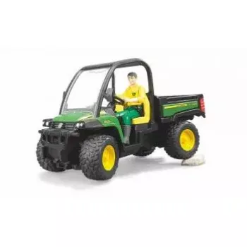 Žaislinė transporto priemonė BRUDER John Deere Gator XUV 855D su vairuotoju