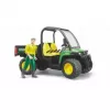 Žaislinė transporto priemonė BRUDER John Deere Gator XUV 855D su vairuotoju