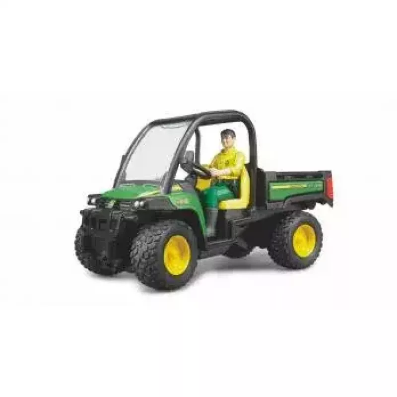 Žaislinė transporto priemonė BRUDER John Deere Gator XUV 855D su vairuotoju