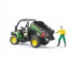 Žaislinė transporto priemonė BRUDER John Deere Gator XUV 855D su vairuotoju