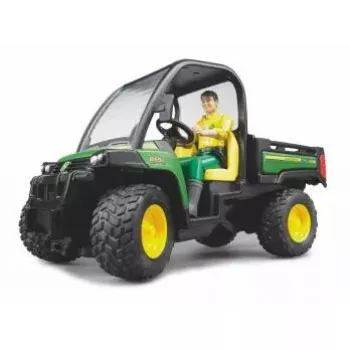 Žaislinė transporto priemonė BRUDER John Deere Gator XUV 855D su vairuotoju