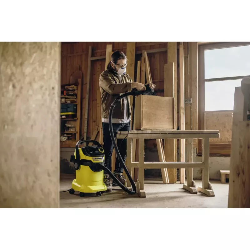 Būgninis dulkių siurblys Karcher KWD 3 V-17/4/20/F — 17 L, 1000 W, sausas ir šlapias, 2 m žarna