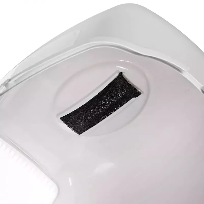 Uždaras katės tualetas DIAMENTIQ BAYA šviesiai pilka/tamsiai pilka 55,5×40×38,7 cm, plastikas, reversinės durelės