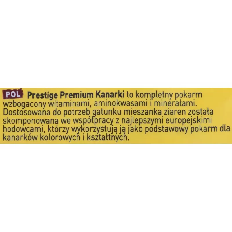 Versele-Laga Prestige Premium Canaries ėdalas kanarėlėms (800 g)