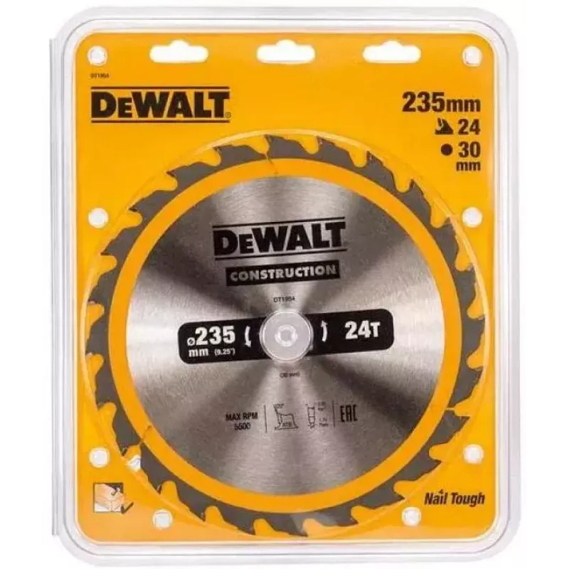 Pjūklo diskas cirkuliariniam pjūklui DeWALT DT1954-QZ 23,5 cm 1 vnt.