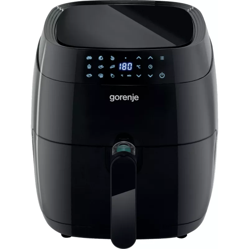 Karšto oro gruzdintuvė Gorenje AF1409DB – 3,2 l, 1400 W, LED ekranas, juoda