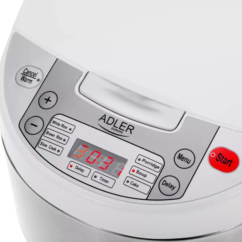 Multivirimo puodas Adler AD 6420 — 700 W, 3,25 l, 6 programų, LED ekranas