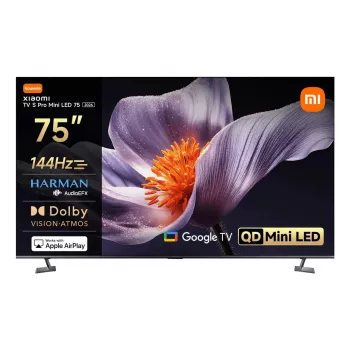 Televizorius Xiaomi TV S Pro 75 colių 4K Ultra HD QD-Mini LED, 3840x2160, Android TV, 1700 cd/m², Pilka