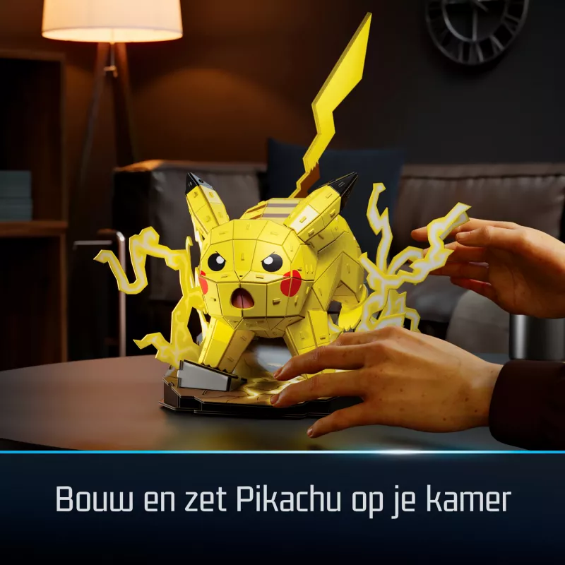Spin Master 4D Build Pokémon Pikachu konstruojama figūra, rekomenduojama nuo 12 m.