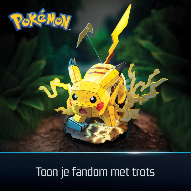 Spin Master 4D Build Pokémon Pikachu konstruojama figūra, rekomenduojama nuo 12 m.