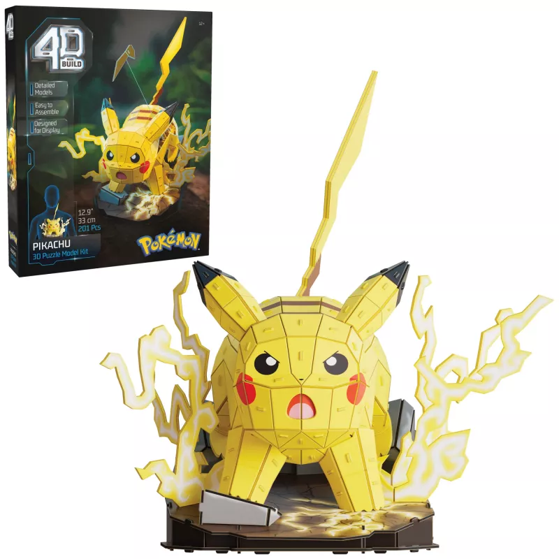 Spin Master 4D Build Pokémon Pikachu konstruojama figūra, rekomenduojama nuo 12 m.