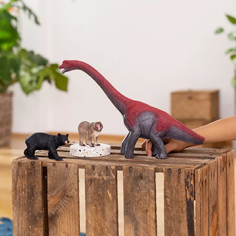 Schleich WILD LIFE Japoninė Makaka Figūrėlė Smėlio Ruda Rausva 14871