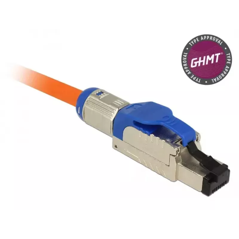 RJ-45 kištukas DeLOCK 86487 mėlynas sidabrinis