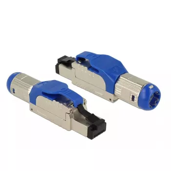 RJ-45 kištukas DeLOCK 86487 mėlynas sidabrinis