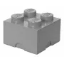 LEGO Storage Brick 4 pilka RC40031740 – dėžė žaislams ir daiktams laikyti, sukraunama