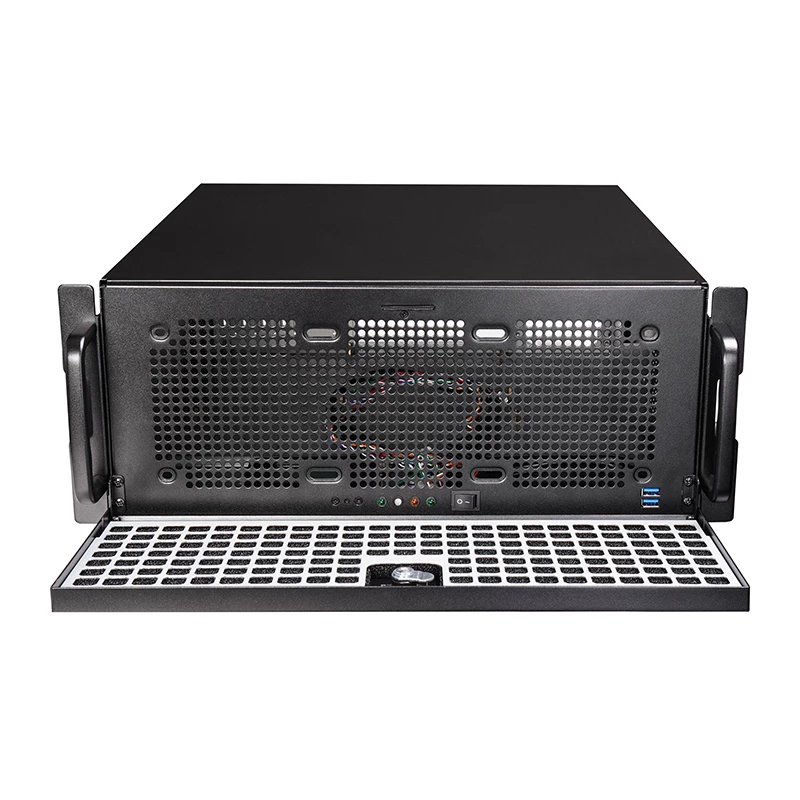 Chieftec UNC-409S-AIO-OP 1U stovo serverio korpusas juodas