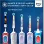 Dantų šepetėlių antgaliai Oral-B Kids Spider-Man 4 vnt., įvairiaspalviai, balti