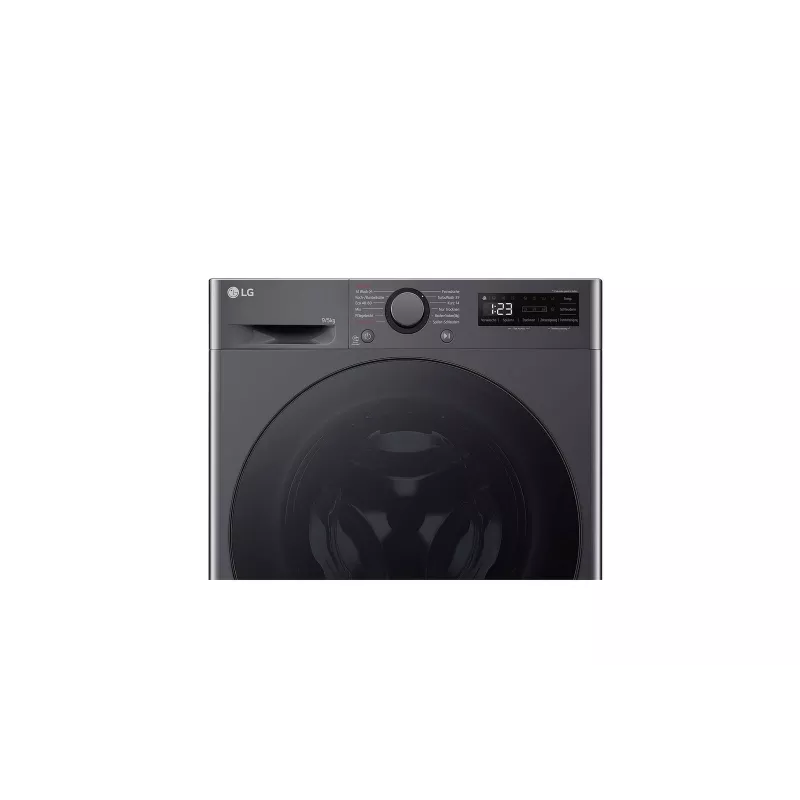 Skalbimo džiovinimo mašina LG V5WD95SLIMB priekinė 5 kg 1200 RPM Juoda