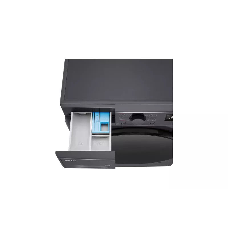 Skalbimo džiovinimo mašina LG V5WD95SLIMB priekinė 5 kg 1200 RPM Juoda