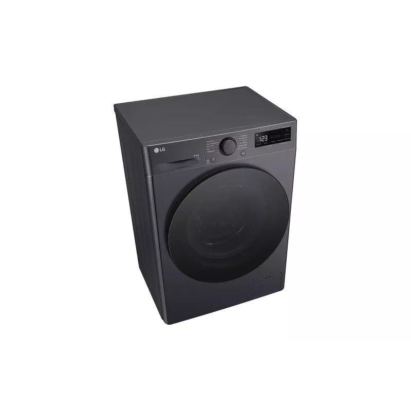 Skalbimo džiovinimo mašina LG V5WD95SLIMB priekinė 5 kg 1200 RPM Juoda