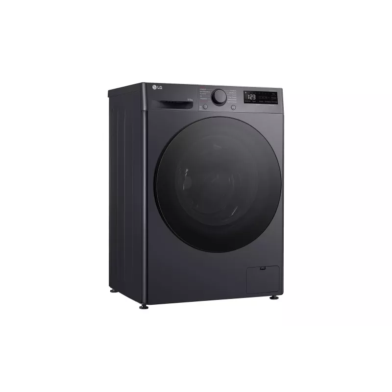 Skalbimo džiovinimo mašina LG V5WD95SLIMB priekinė 5 kg 1200 RPM Juoda
