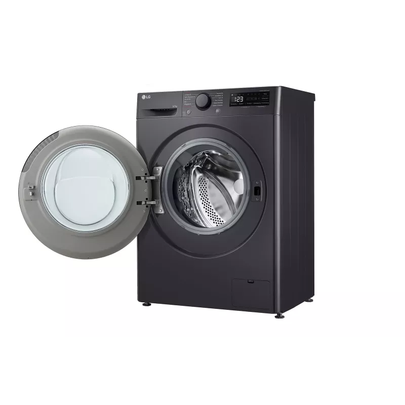Skalbimo džiovinimo mašina LG V5WD95SLIMB priekinė 5 kg 1200 RPM Juoda