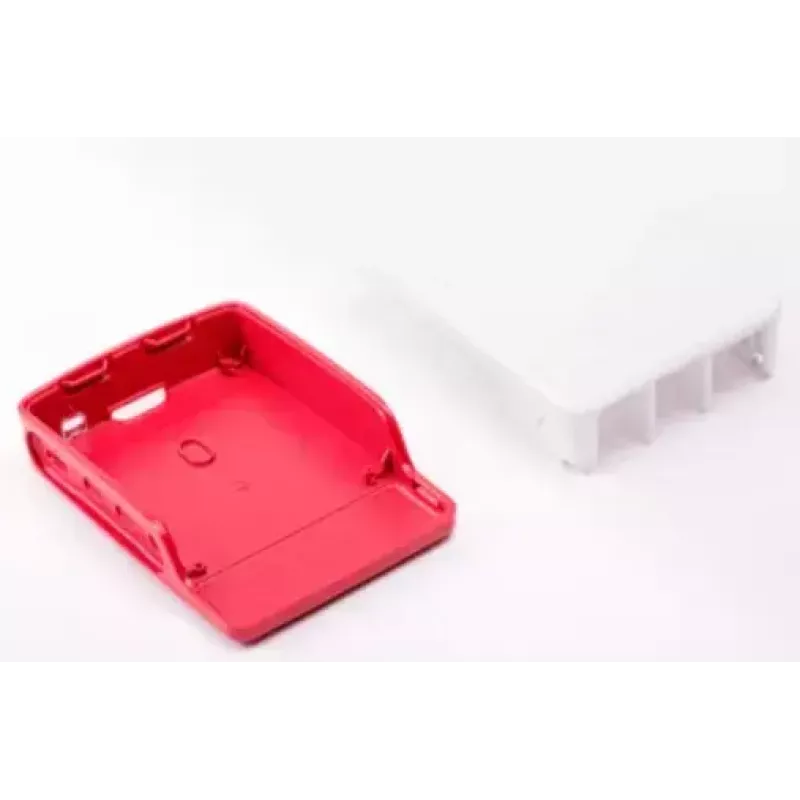 Dėklas Raspberry Pi 4 oficialus raudonai baltas